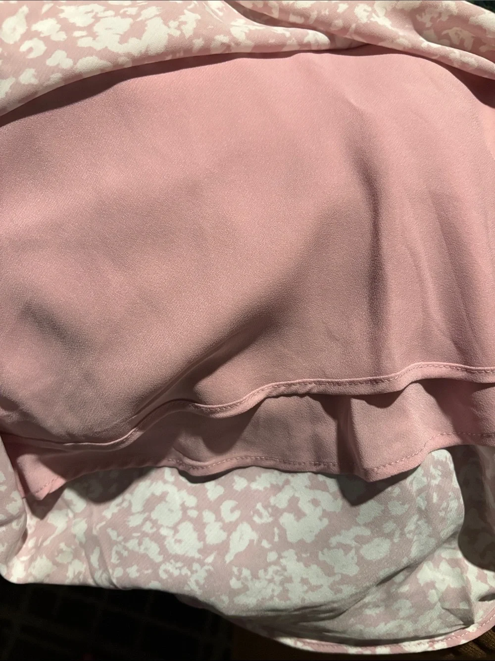 Abercrombie & Fitch Pink and White Leopard-Print Maxi Slip Dress